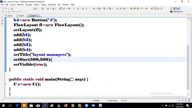 basics and layout managers смотреть онлайн
