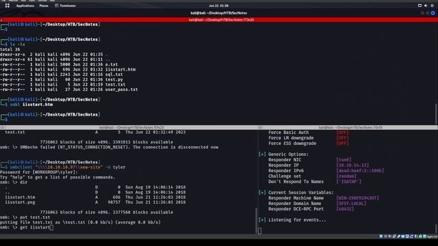 HTB: SecNotes смотреть онлайн
