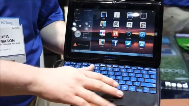 Samsung TX100 Sliding Tablet