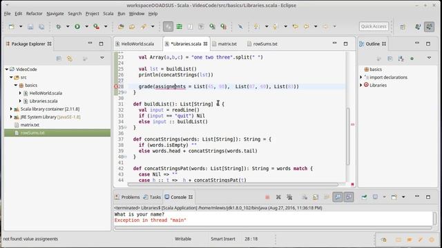 Named and Default Arguments (in Scala) смотреть онлайн