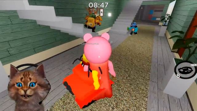 ПОБЕГ ОТ ПИГГИ 9 ГЛАВА в РОБЛОКС ДЕЛАЮ КОНЦОВКУ ПРОТИВ PIGGY ROBLOX смотреть онлайн