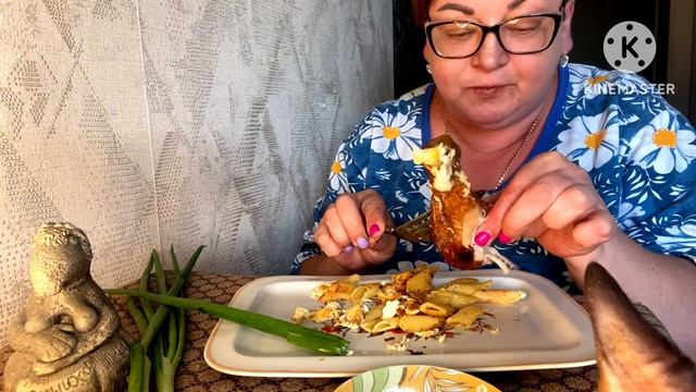 МУКБАНГ/ЧТО ОСТАЛОСЬ,яТо и жру😉 смотреть онлайн