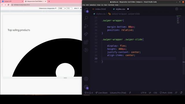 Responsive Card Slider in HTML CSS & JavaScript | SwiperJs смотреть онлайн