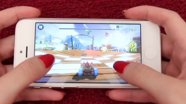 GamePlay Angry Birds GO no iPhone 5! xD o/ смотреть онлайн