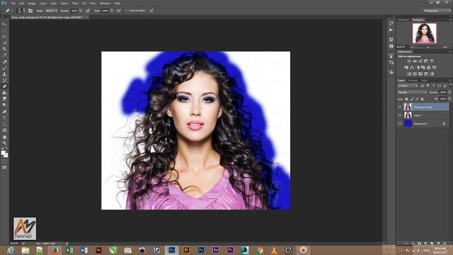 EASY & Perfect Hair Cutting Tutorial In Photoshop CC2015 смотреть онлайн