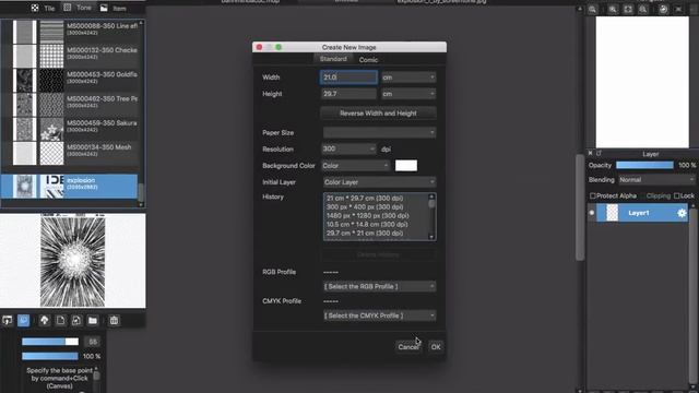 [Medibang Paint Pro desktop version how to] Create Custom Screentone смотреть онлайн