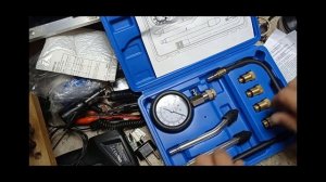 Компрессометр для бензиновых двигателей с набором адаптеров. Распаковка, краткий обзор.