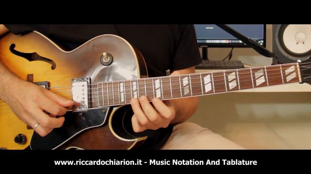 Jazz Guitar Etude #2 - Solar - Easy Improvisation смотреть онлайн