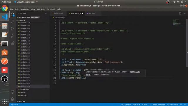 DOM Insert, Append, Remove & Replace element | #40 | JavaScript Hindi смотреть онлайн