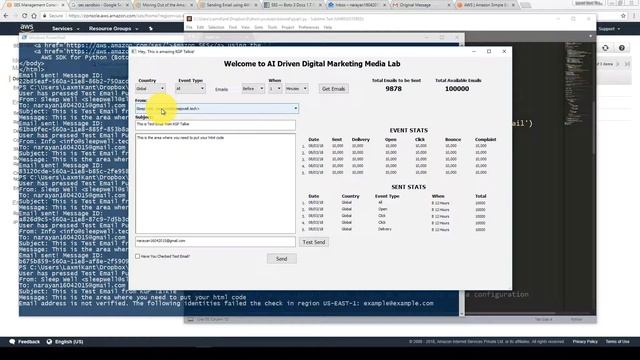 16 PyQt5 Python GUI and AWS Boto3 Tutorial- Sending First Email with AWS SES and Python смотреть онлайн