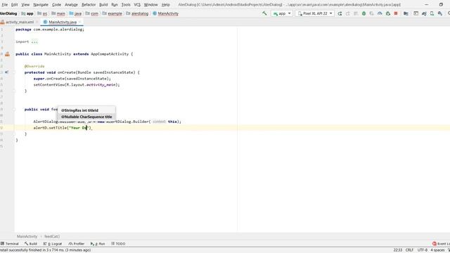 Simple Tutorial | Alert Dialog | Android Studio смотреть онлайн