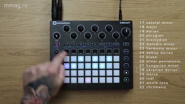 Novation Circuit - создание мелодии