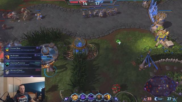 Heroes Of The Storm Gameplay - Sonya Best Build - In A Great Spot!