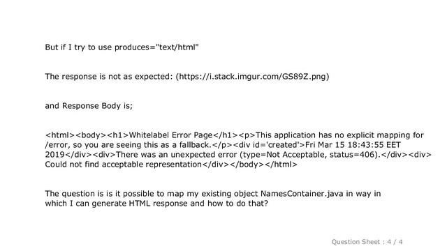 HTML : Spring Boot and Swagger text/html response mapping смотреть онлайн