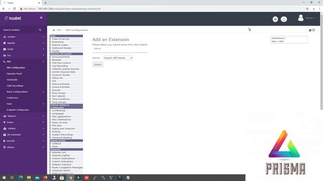 9 - Asterisk Issabel Add SIP Extension then add the account to 3cx and softphone. смотреть онлайн
