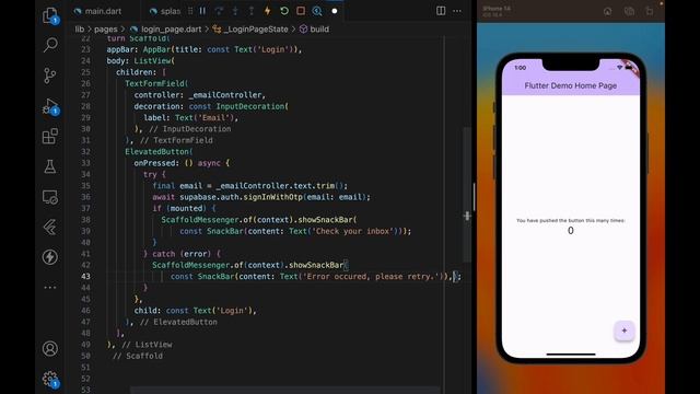 Flutter Database & User Authentication Quickstart смотреть онлайн