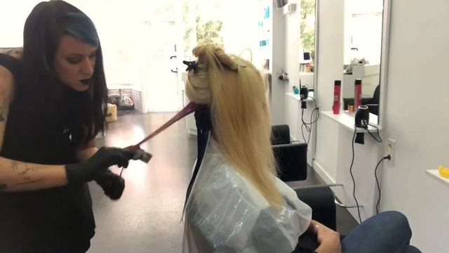 Hair transformation ? Rainbow hair ? смотреть онлайн