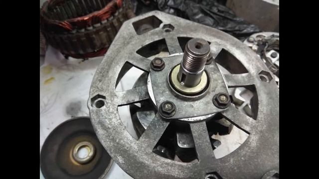 Замена коллектора (контактных колец) якоря генератора. смотреть онлайн