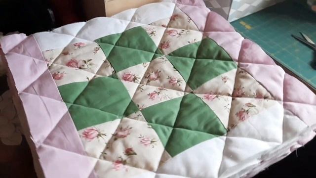 Лоскутное одеяло, покрывало. Стегаю по изнанке #countrystyle смотреть онлайн