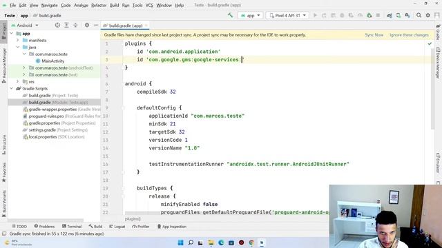 Configurando Firebase no Android Studio - Nova Forma смотреть онлайн