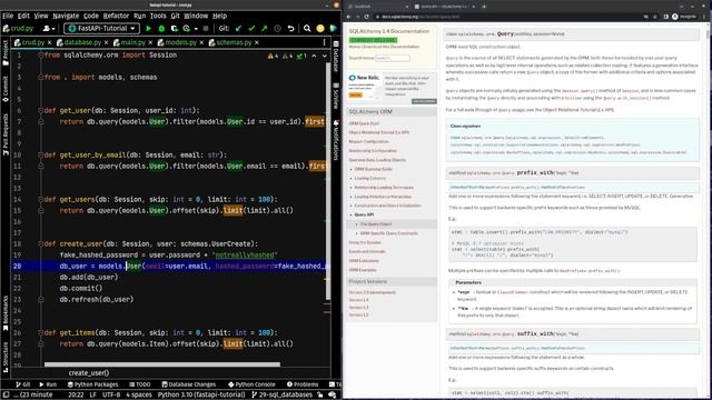 Fast API Tutorial, Part 29: SQL Relational Databases смотреть онлайн