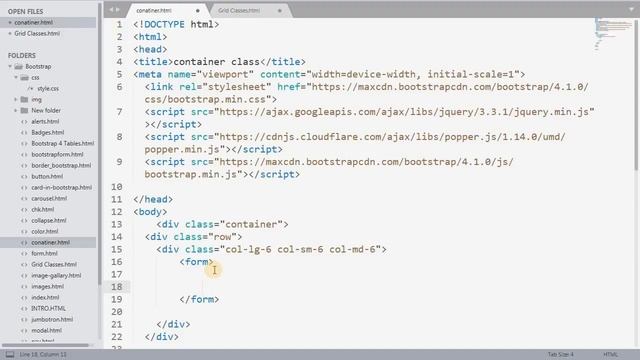 Form CREATION USING BOOTSTRAP смотреть онлайн