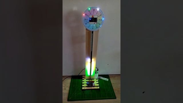 ESP8266 (nodemcu v3) ws2812b analog Clock and VU-Meter смотреть онлайн