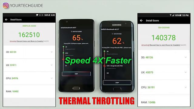 OnePlus 3T vs Galaxy S7 Edge: Nougat Speed Test! (Galaxy S8 Plus 6GB RAM you're NEXT) смотреть онлайн