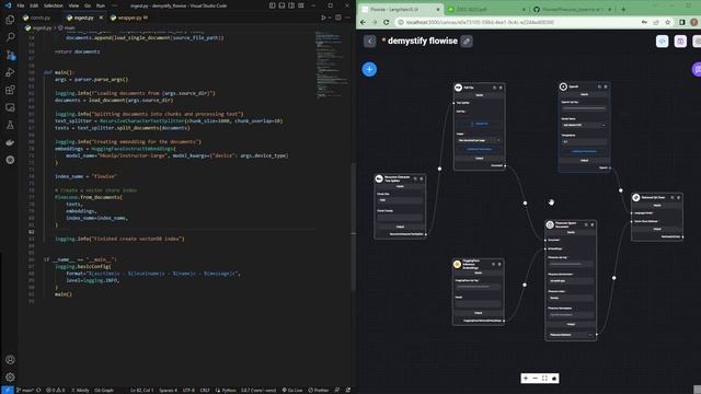 Flowise/Langflow: How To Build A No-code PDF Chatbot With Langchain.