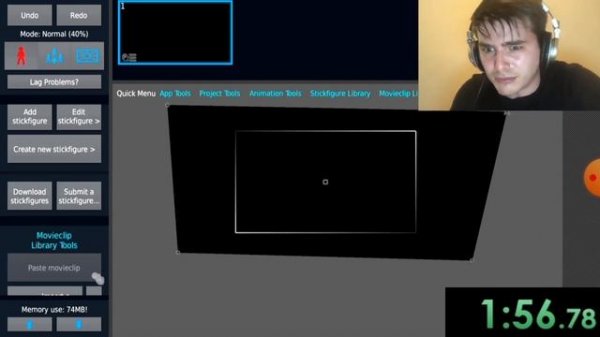 ?ANIMATION SPEED RUN - Dream & Technoblade (Stick Nodes Minecraft Animation)