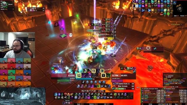 WoW Sanctum of Domination Mythic | Dead | Pandaren DK | Painsmith Kill смотреть онлайн