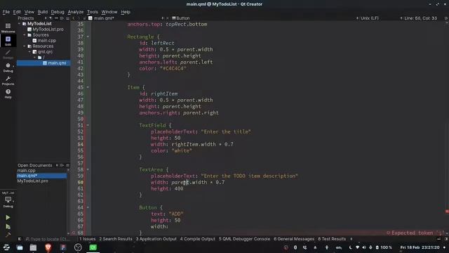 TODO Application Full Tutorial in QML смотреть онлайн