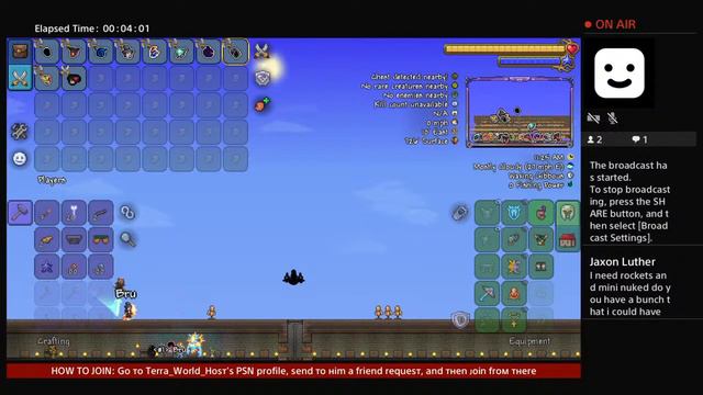 (PS4) Terraria 1.4 all items world (24/7) смотреть онлайн