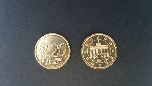 Обзор Монеты 20 EURO CENT Германии смотреть онлайн