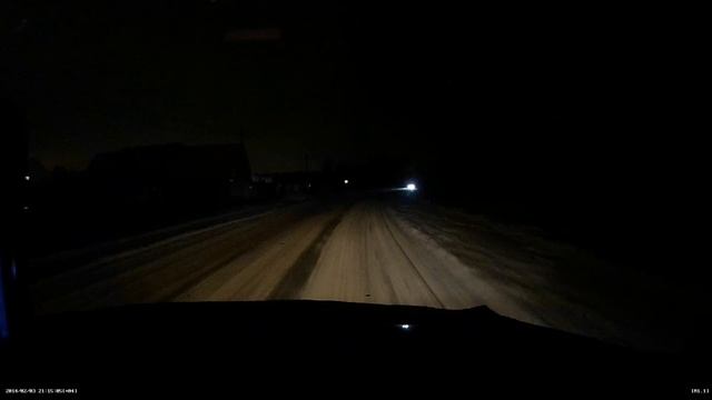 Запись автомобильного видеорегистратора BlackSys CF 100 GPS 2CH, ночная съемка смотреть онлайн