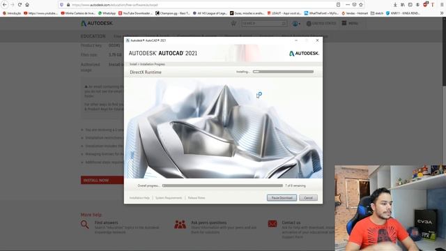 Como Baixar o AutoCAD de GRAÇA! смотреть онлайн