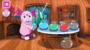 Лунтик игра смешивание цветов