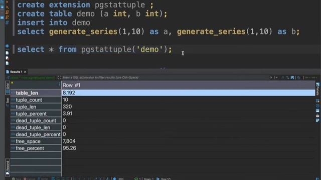 Postgres table bloat with pgstattuple смотреть онлайн