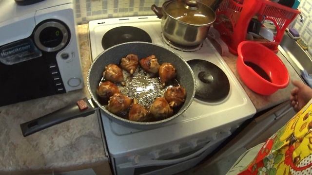 Куриные ножки в соусе терияки .Подарок для жены.Поздравление женского пола с 8 Марта. смотреть онлайн