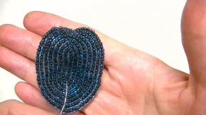 МК Розы из бисера. Часть 2. Синяя роза