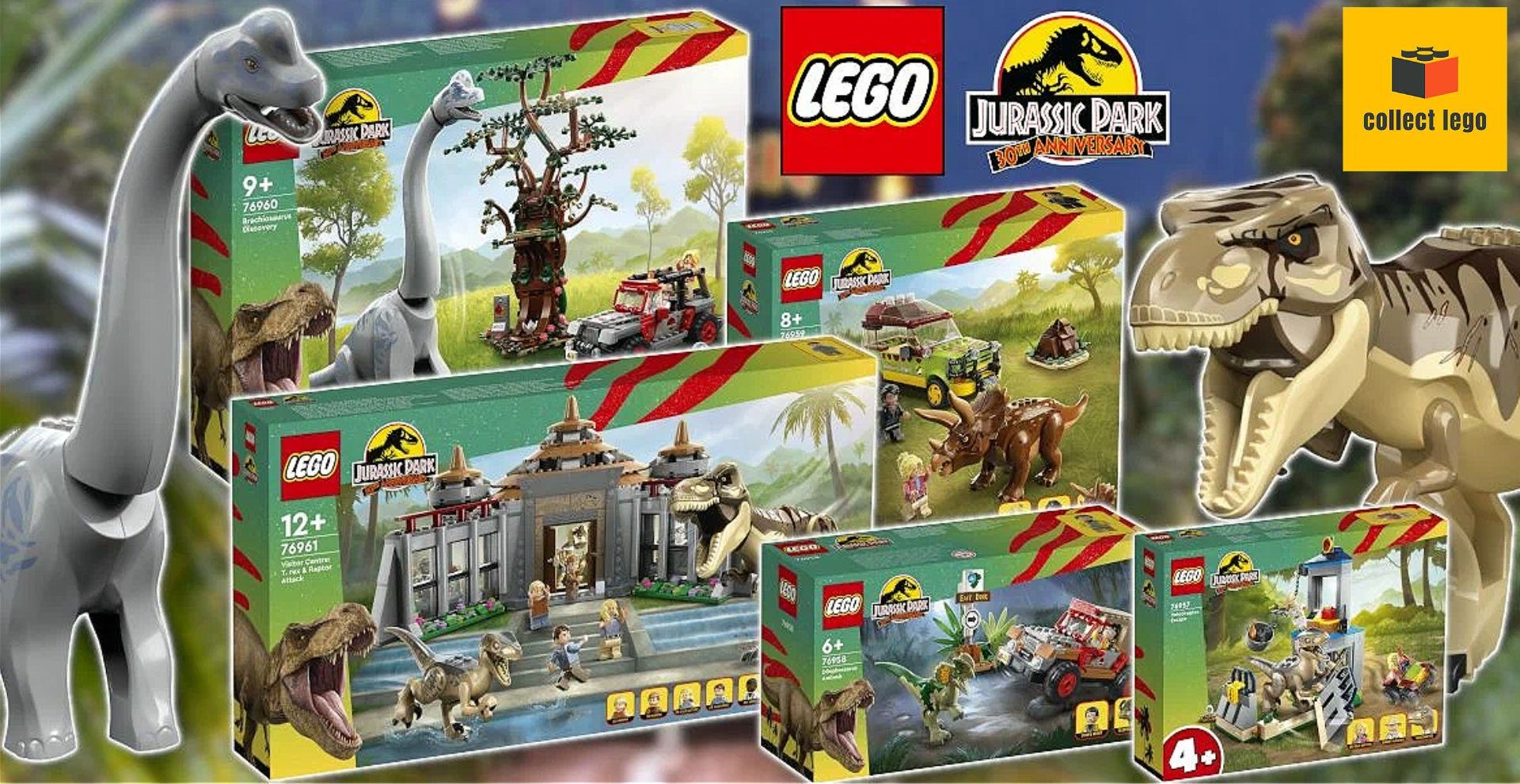 COLLECT LEGO collection overview Jurassic Park  Тот самый "Парк Юрского Периода" из Лего #lego