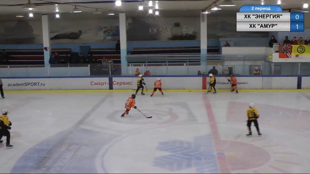 Первенство СФО по хоккею среди команд 2007 г.р. "Энергия" (Кемерово) - "Амур" (Хабаровск) смотреть онлайн