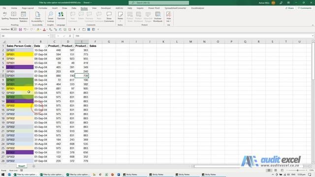 Filter by color not showing in Excel смотреть онлайн
