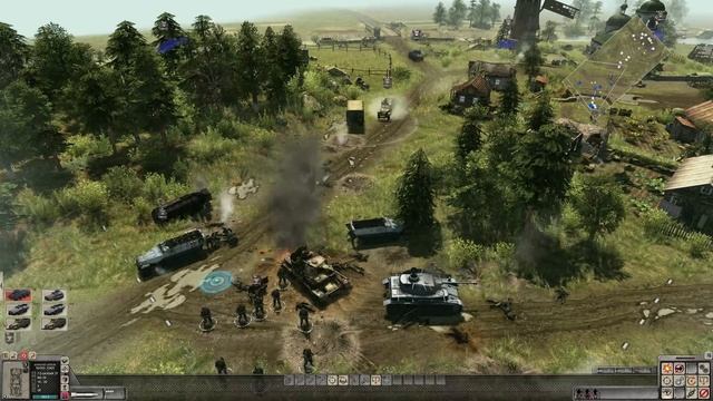 Operation Zitadelle, Battle of Kursk - Robz Mod - Men of War: Assault Squad 2 смотреть онлайн