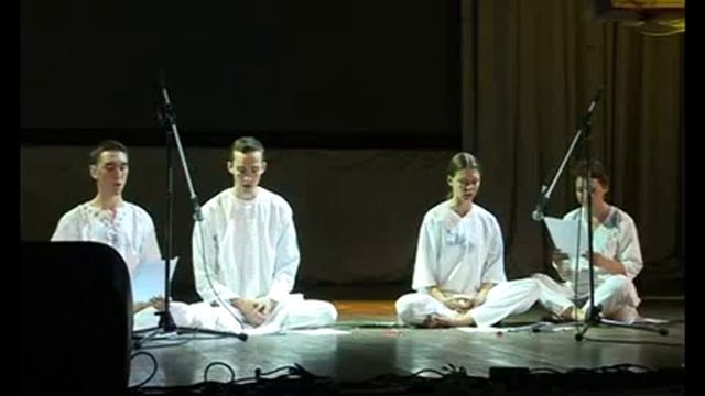 Пение Рудра-мантры. Конгресс Адвайты 2008 смотреть онлайн