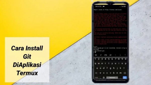 Cara Install Git Di Aplikasi Termux | Install Git DiHp | Git Untuk Uploud Website Ke Github Pake CL