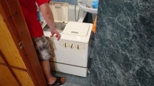 Полоскание с помощью стиральной машины "Сибирь-6ЭТ" 1989 года выпуска. Часть 2.