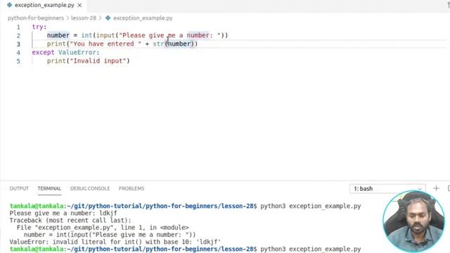 #28 Python Tutorial in Telugu | Tankala Telugu | Exceptions смотреть онлайн