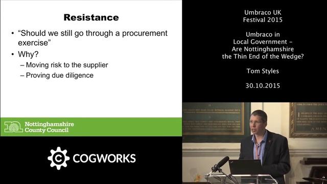 Umbraco UK Festival 2015 - Using umbraco as a CMS for Nottinghamshire County Council - Tom Styles смотреть онлайн