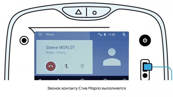 Система Renault Media Nav Evolution с приложением Android Auto